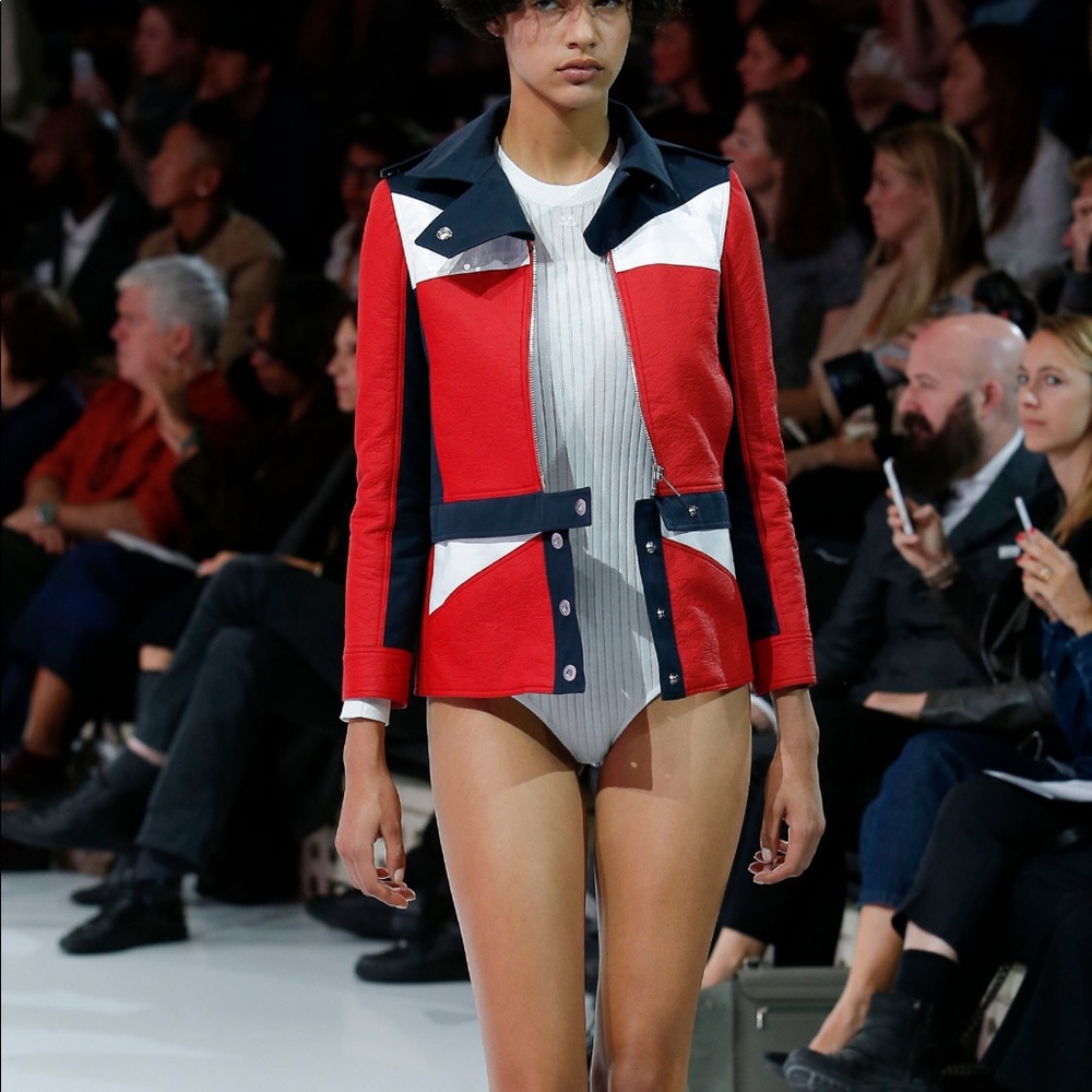 Courreges leather jacket